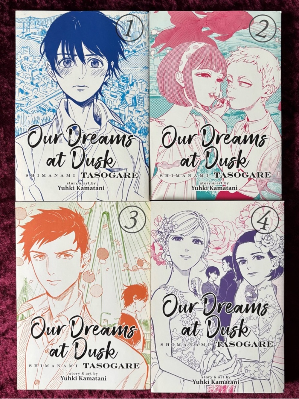 Our Dreams at Dusk Manga Volumes 1-4